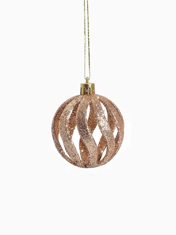 Набор украшений пластик 11 шт Набор украшений пластик 11 шт "Чудеса" 6 см, кремовый