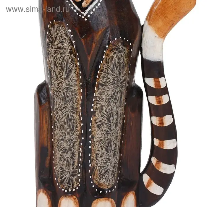 Сувенир «Кошка», 35 см, дерево