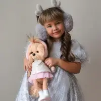 Мягкая игрушка "Lucky Yoyo: Розовая мечта" с каркасом, 37 см