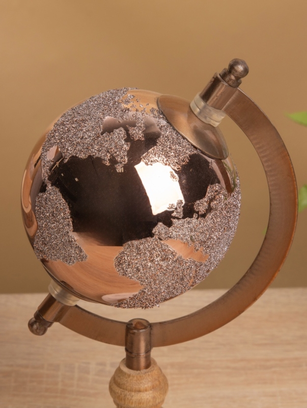 Глобус сувенирный Глобус сувенирный "Сансет" 10х12,5х23 см, стекло, мрамор