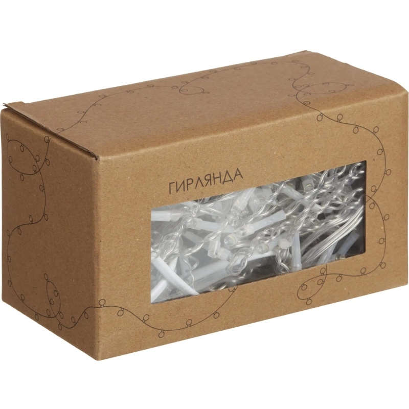 Гирлянда светодиодная бахрома хол бел 200LED 2,4x0,6м IP65 SW-XMAXOut-0013