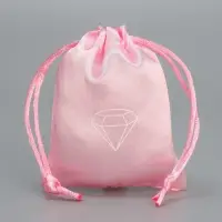 Мешочек подарочный атласный &laquo;Кристальные чувства&raquo;, 7 х 9 см +/- 1.5 см