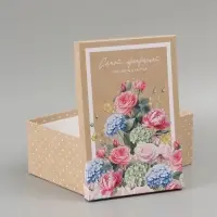 Набор подарочных коробок 10 в 1 &laquo;Нежные цветы&raquo;, 12 &times; 7 &times; 4 - 32.5 &times; 20 &times; 12.5 см