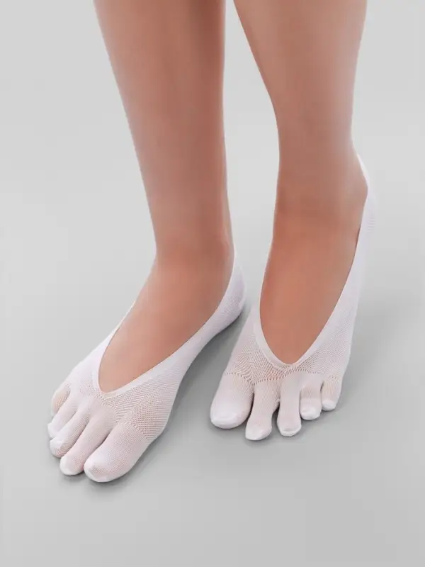 Корректоры - разделители для пальцев ног, капроновые, 36-42 р-р, пара, белые