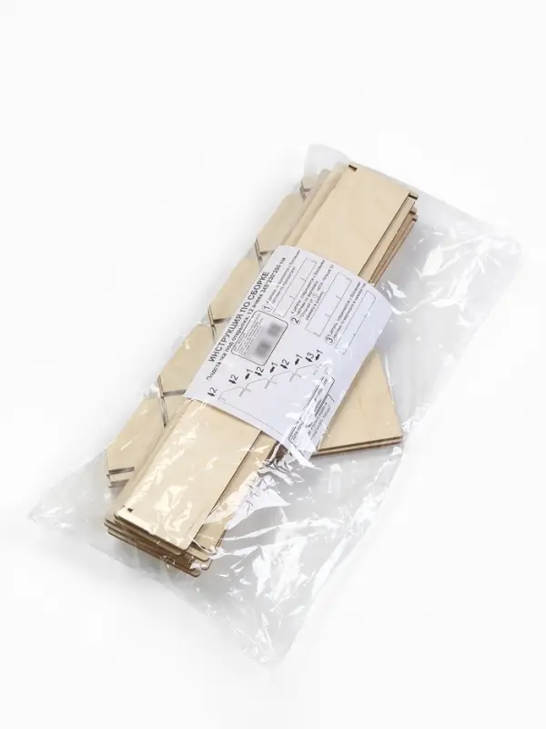 Подставка под открытки 12 ячеек по 10.8 см, 34.5&times;23&times;25 см, толщина 3 мм, бежевая