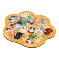 Пазл деревянный фигурный в рамке "Домашние животные"