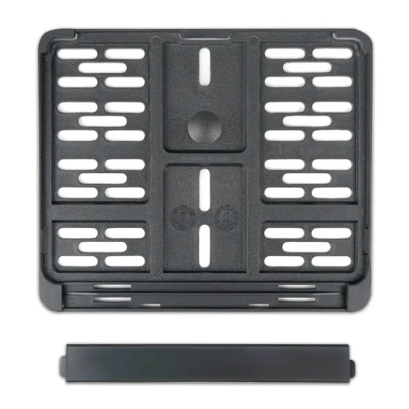 Рамка под номерной знак мотоцикла (чёрная) ТИП4 190х145 мм AVS RN-21