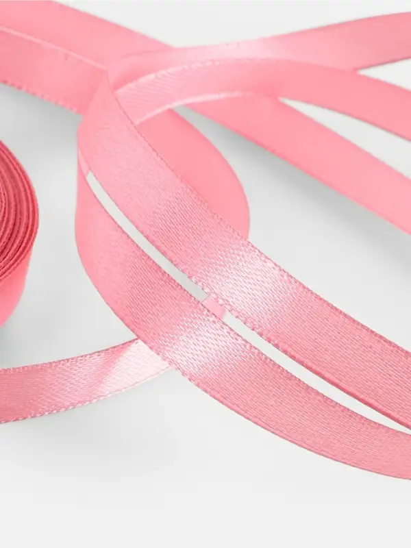Лента атласная, 10 мм, 23±1 м, пурпурно-розовая №170 Лента атласная, 10 мм, 23±1 м, пурпурно-розовая №170
