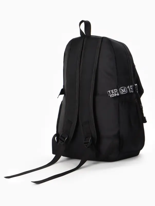 Рюкзак школьный для мальчика, с рисунком, 1 отделение, 5 карманов, 31&times;14&times;45 см, чёрный