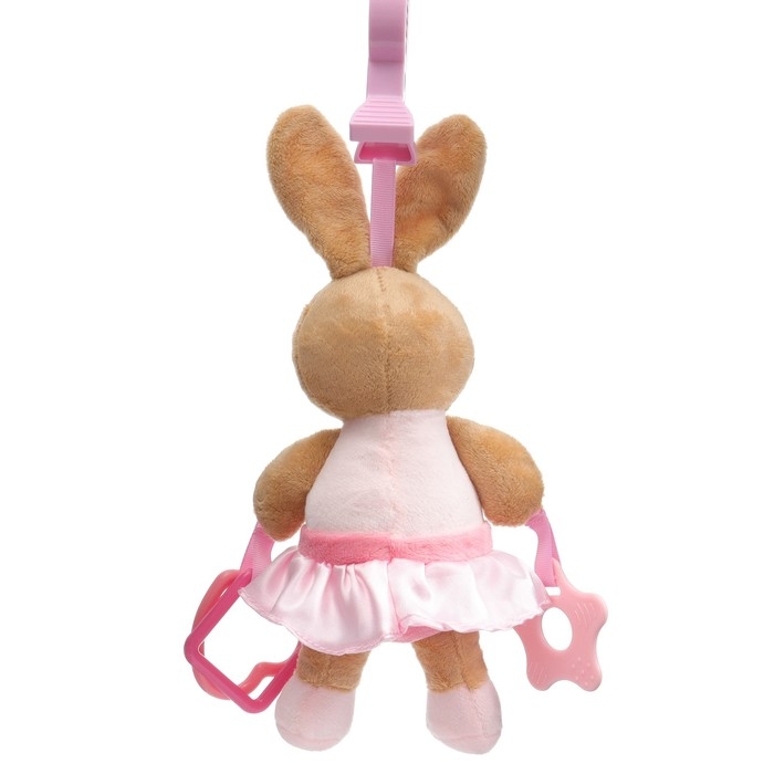 Подвеска мягкая «Зайка», погремушка, прорезыватель, на кроватку, коляску, Mum&Baby Подвеска мягкая «Зайка», погремушка, прорезыватель, на кроватку, коляску, Mum&Baby