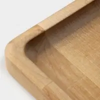 Менажница Доляна, 18&times;10 см, 1 секция, дерево берёза, пропитана маслом