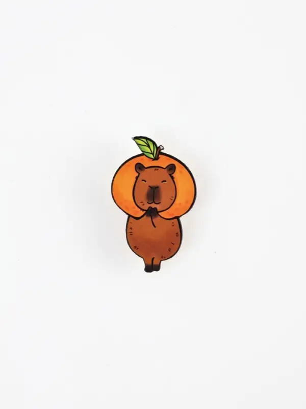 Значок в коробочке &laquo;Капибара&raquo;, 2.5&times;4 см