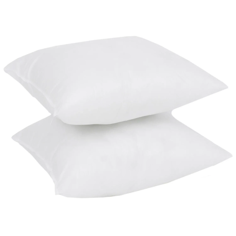 Подушка Luscan 40х40 (набор 2 шт.) (ПЭ100%/спанбонд), белый