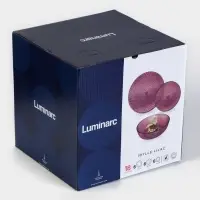 Столовый сервиз Luminarc &laquo;Идиллия&raquo;, 18 предметов, стекло, лилак