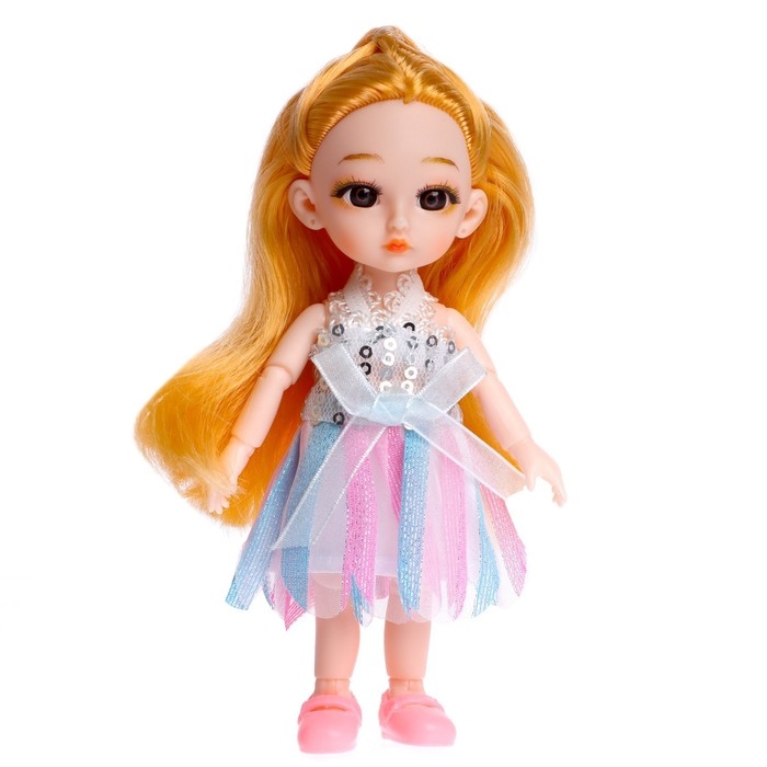 Кукла модная «Кристина» шарнирная, в платье, МИКС Кукла модная «Кристина» шарнирная, в платье, МИКС