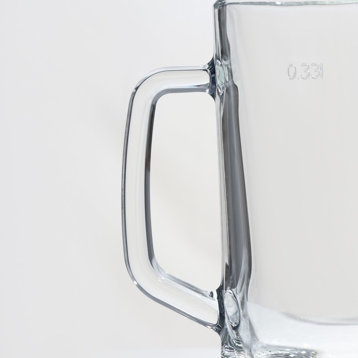 Набор стеклянных кружек «Время дегустаций. Пивная кружка», 330 мл, 2 шт Набор стеклянных кружек «Время дегустаций. Пивная кружка», 330 мл, 2 шт