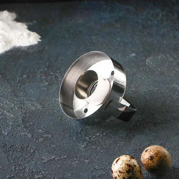 Форма для пончиков Доляна «Классика», 7,5×7,5×6 см, цвет серебристый Форма для пончиков Доляна «Классика», 7,5×7,5×6 см, цвет серебристый