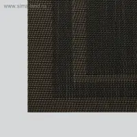 Салфетка сервировочная на стол Доляна &laquo;Окно&raquo;, 45&times;30 см, коричневая