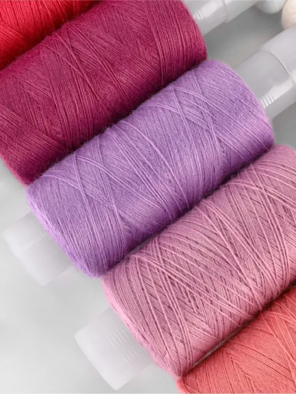 Нитки 40ЛШ, 200 м, набор 30 шт., разноцветные