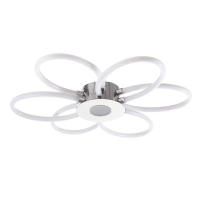 Люстра 1802/6 LED 123Вт 4000К хром 68х68х10 см BayerLux