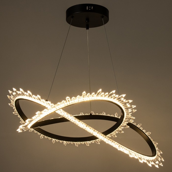 Светильник BayerLux Светильник BayerLux "Кристаллы" LED 110Вт 3000-6000К черный 52х47х100 см