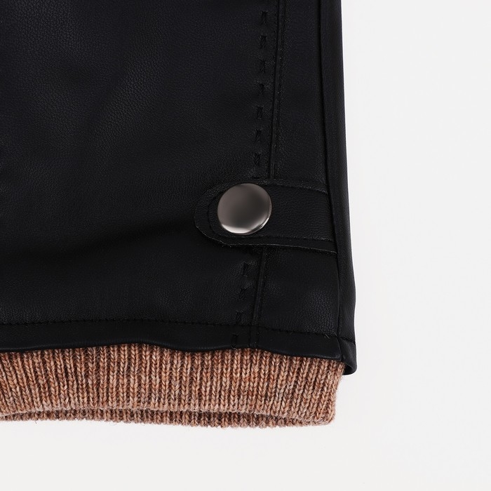 Перчатки мужские, безразмерные, без утеплителя, цвет чёрный Перчатки мужские, безразмерные, без утеплителя, цвет чёрный