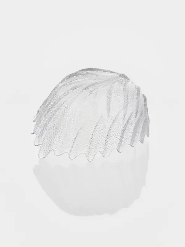 Набор салатников &laquo;Лист&raquo;, 3 шт., размер 1 шт.: 21.5&times;15.5&times;11 см, стекло, прозрачный