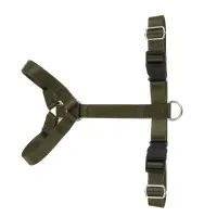 Шлейка для животных тм VETTA, нейлон, хаки/беж, обхват шеи 35-50см, обхват груди 45-55см, размер M