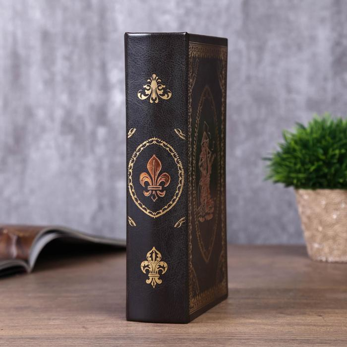 Сейф дерево книга "Золотой парусник" 21х13х5 см