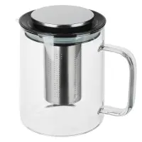 SATOSHI Монблан Чайник заварочный 1200мл, стекло, нерж.сталь