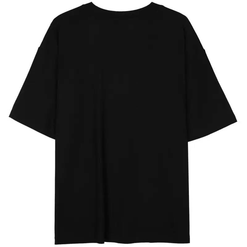 Футболка оверсайз унисекс Lavinia, черная, размер XS/S