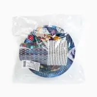 Набор бумажной посуды 12 персон "С Новым годом" праздничный венок , Набор бумажной посуды 12 персон "С Новым годом" праздничный венок ,