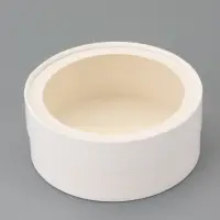 Набор подарочных коробок 3 в 1 круглые с окном, завальцованные, белые, 20&times;18&times;15 см