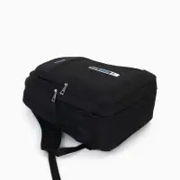 Рюкзак молодёжный на молниях, 2 отдела на молнии, 4 кармана, 37&times;17&times;54 см, чёрный