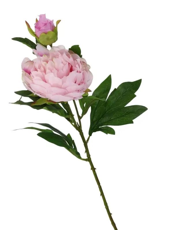 Цветы искусственные &laquo;Пион дуо&raquo;, 12&times;60 см, сиреневые