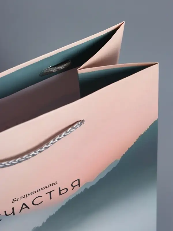 Пакет подарочный "Высота чувств" ламинированный 18 х 22,3 х 10 см