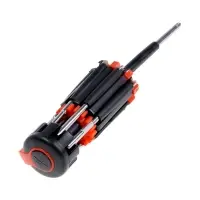 Фонарь многофункциональный, мультитул 8 в 1 &laquo;Мастер К&raquo;, 6 LED, 3 Вт, 12&times;4 см, от батареек 3&times;ААА