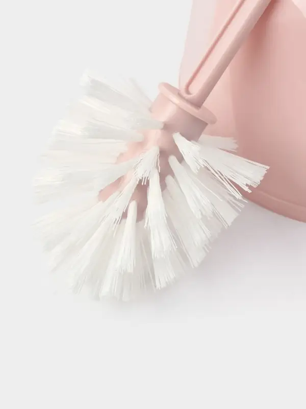 Ёршик для унитаза &laquo;Блеск. Стандарт&raquo;, 15&times;15&times;39 см, с подставкой, розовый