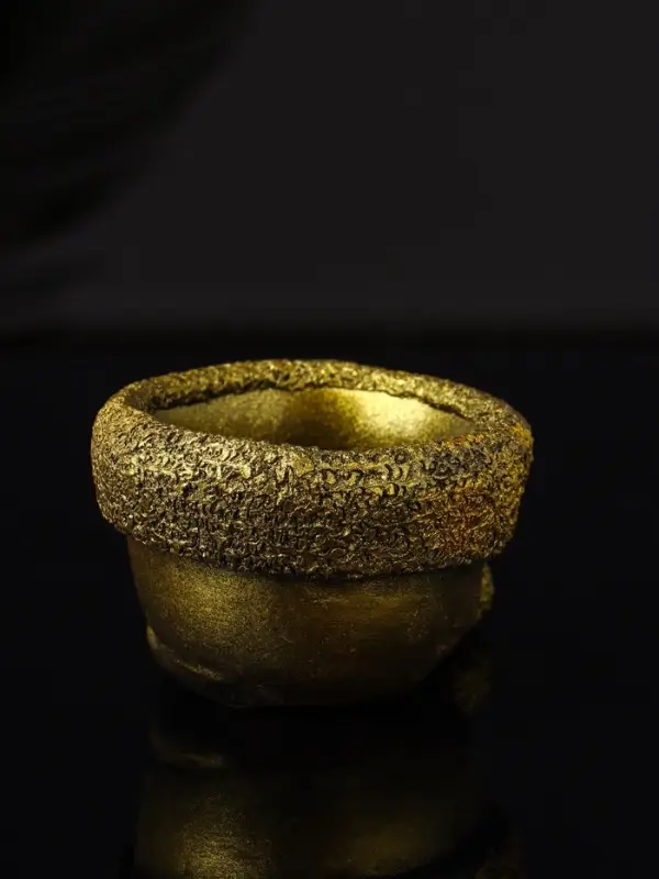 Подсвечник  Подсвечник "Колпак" 9х7х5 см, золото