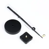 Часовой механизм со стрелками &laquo;Соломон-17&raquo;, плавный ход, шток 10 мм, стрелки 165/245 мм, чёрные