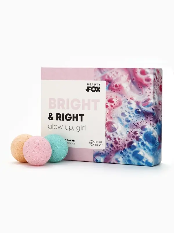 Набор бомбочек для ванны &laquo;Для самой яркой&raquo;, 12 шт. х 40 г, BEAUTY FOX