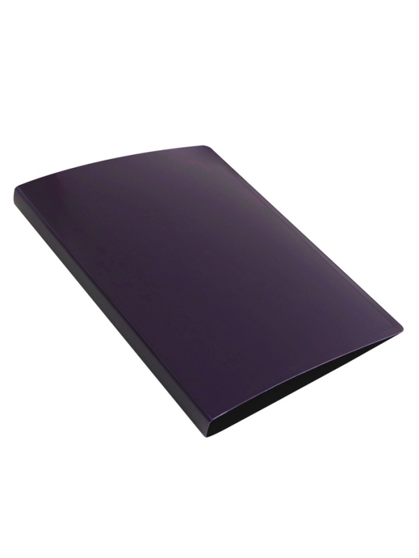 Папка с зажимом А4, 700 мкм, корешок 27 мм, Calligrata DeLuxe, внутренний карман, до 180 листов, черничный / черный Папка с зажимом А4, 700 мкм, корешок 27 мм, Calligrata DeLuxe, внутренний карман, до 180 листов, черничный / черный