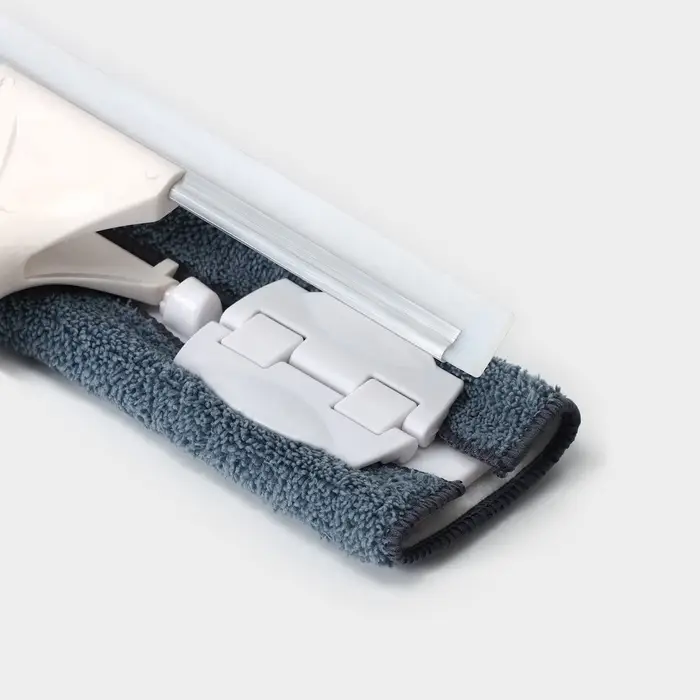 Окномойка бабочка, стальная телескопическая ручка, микрофибра, поворот на 180&deg;, 27&times;7&times;114(137) см