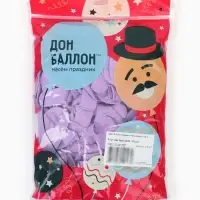 Воздушные шары латексные 12" &laquo;Сиреневые&raquo;, 100 шт.