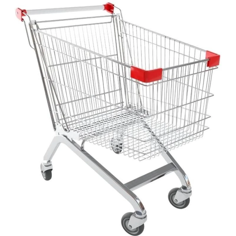 Тележка покупательская SM_А240 БССРЗП красный пластик