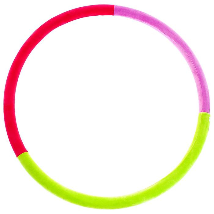 Обруч утяжелённый ONLYTOP «Идеальный силуэт», d=80 см, 1,8 кг, цвета МИКС Обруч утяжелённый ONLYTOP «Идеальный силуэт», d=80 см, 1,8 кг, цвета МИКС