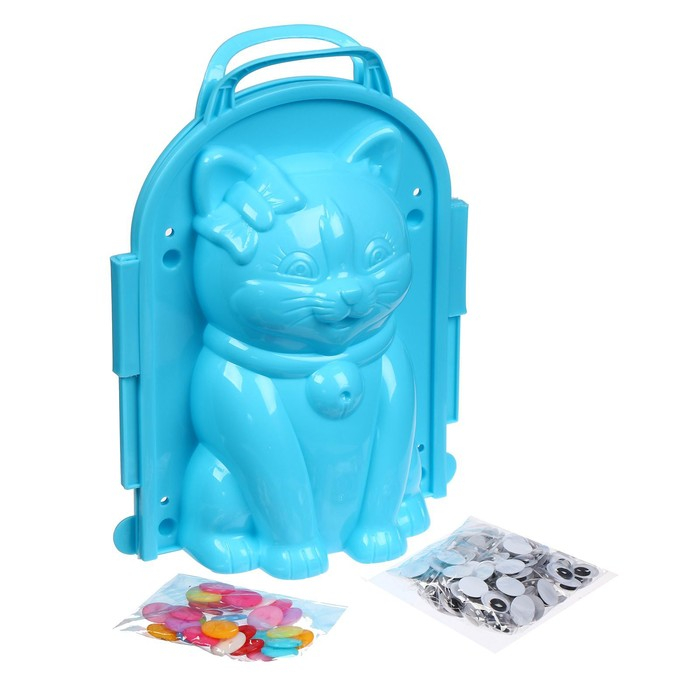 Снежколеп-песколеп «Кошка» + глазки и пуговки, цвета МИКС, на новый год Снежколеп-песколеп «Кошка» + глазки и пуговки, цвета МИКС, на новый год