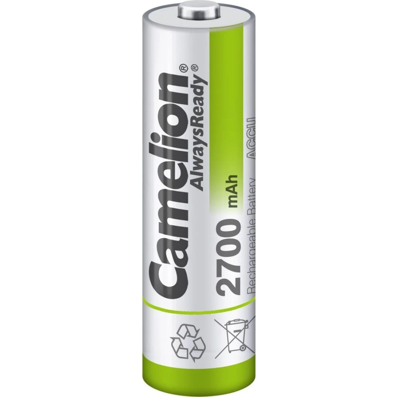 Аккумулятор Camelion Always Ready 2шт/бл(NH-AA2700BP2,1.2В) (15036)