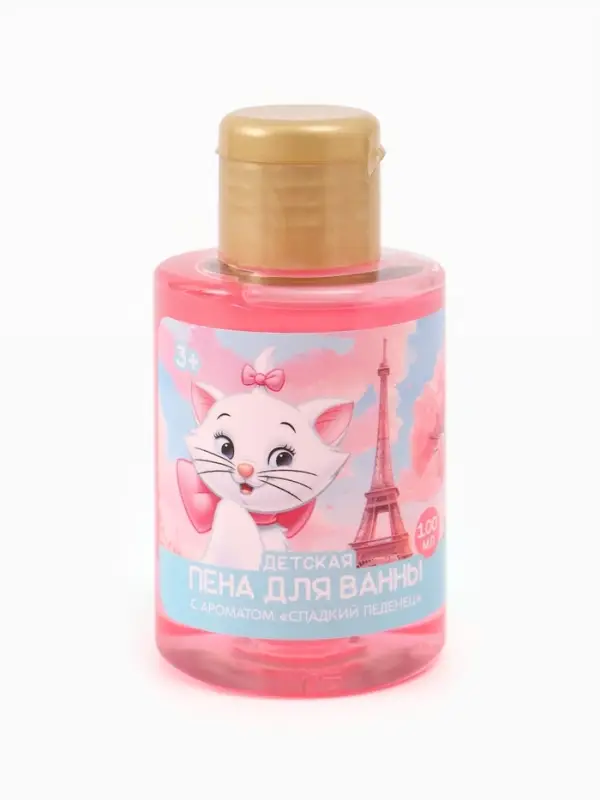 Детская пена для ванны, аромат сладкий леденец, 100 мл, Кошечка