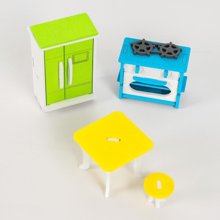 Мебель для кукол «Кухня» + куколка в подарок Мебель для кукол «Кухня» + куколка в подарок